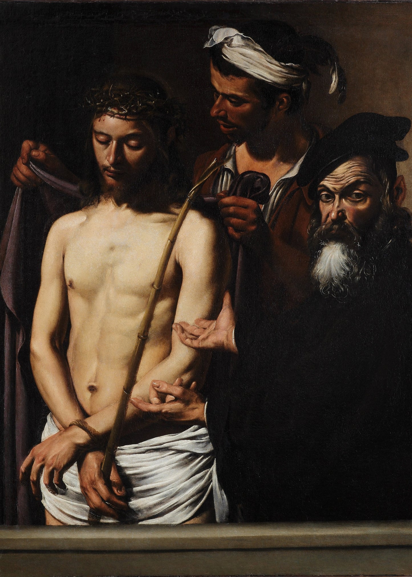 Caravaggio - Ecce homo | Stampa piatta HD o in 3D