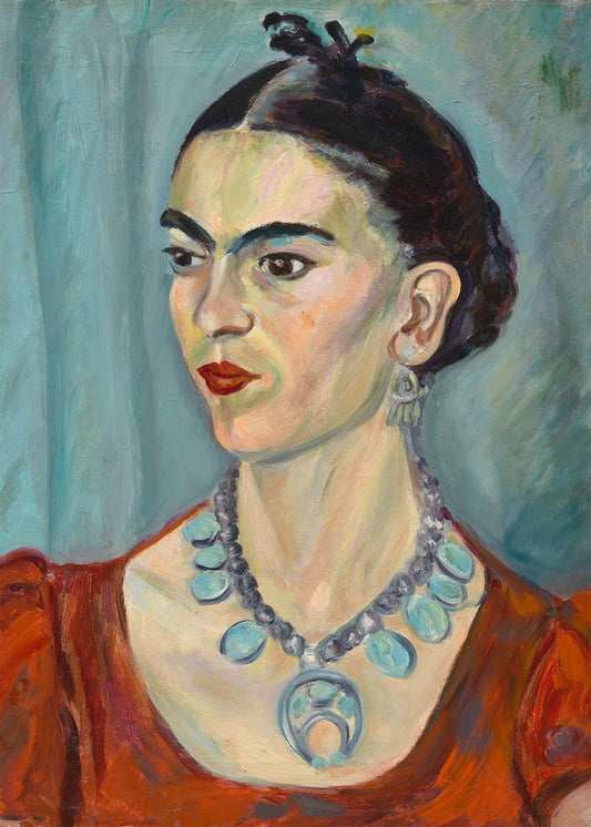 Ritratto di Frida Kahlo | Stampa piatta HD o in 3D
