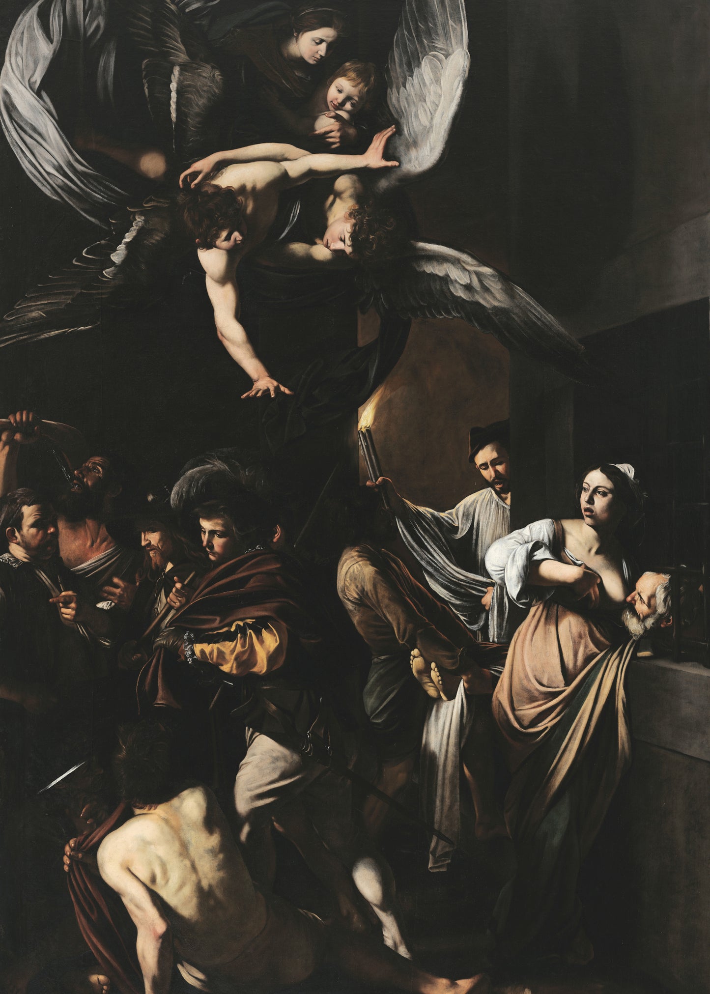 Caravaggio - Le opere della misericordia | Stampa piatta HD o in 3D