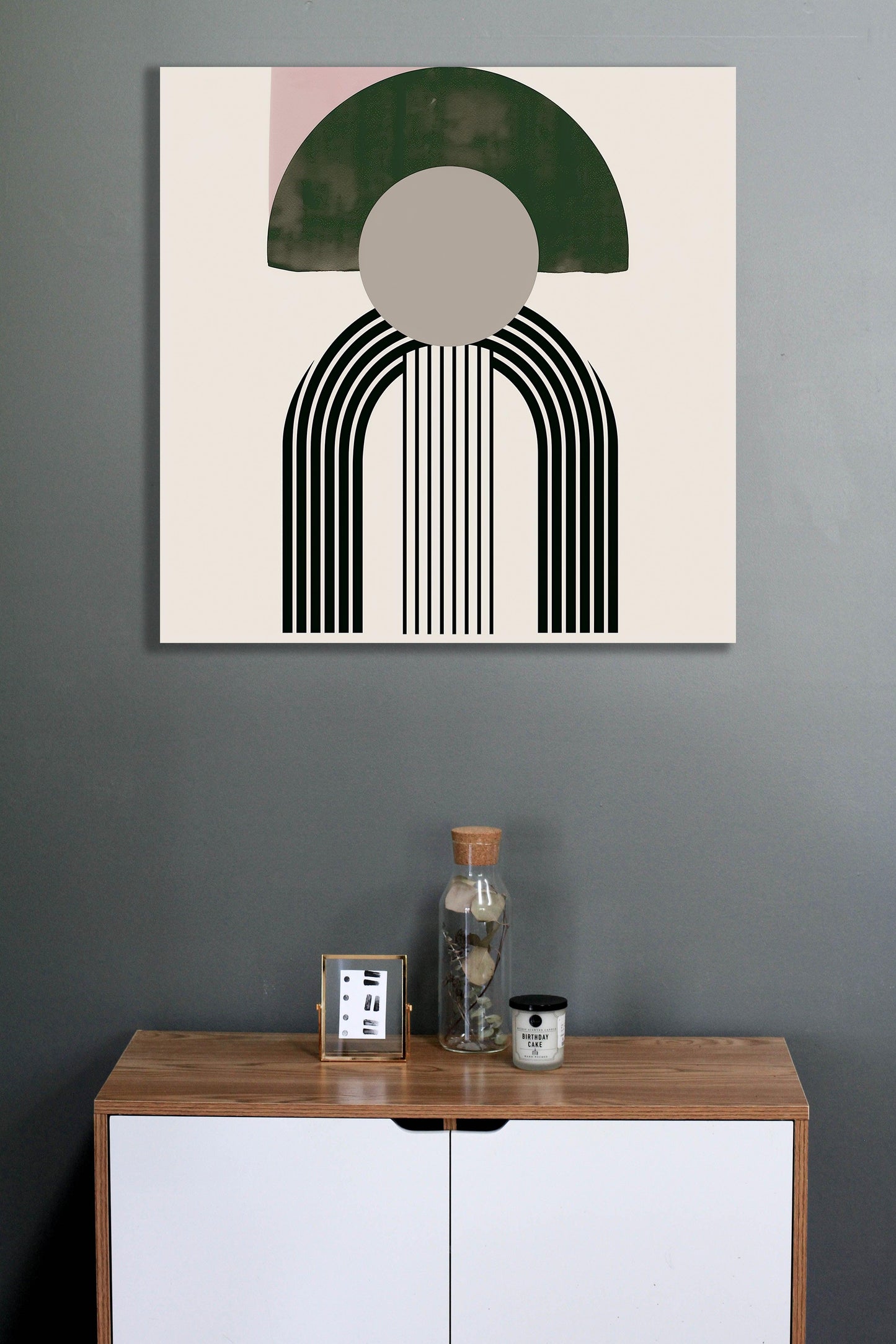Minimal - Minimal U a righe | Effetto lucido - Materico