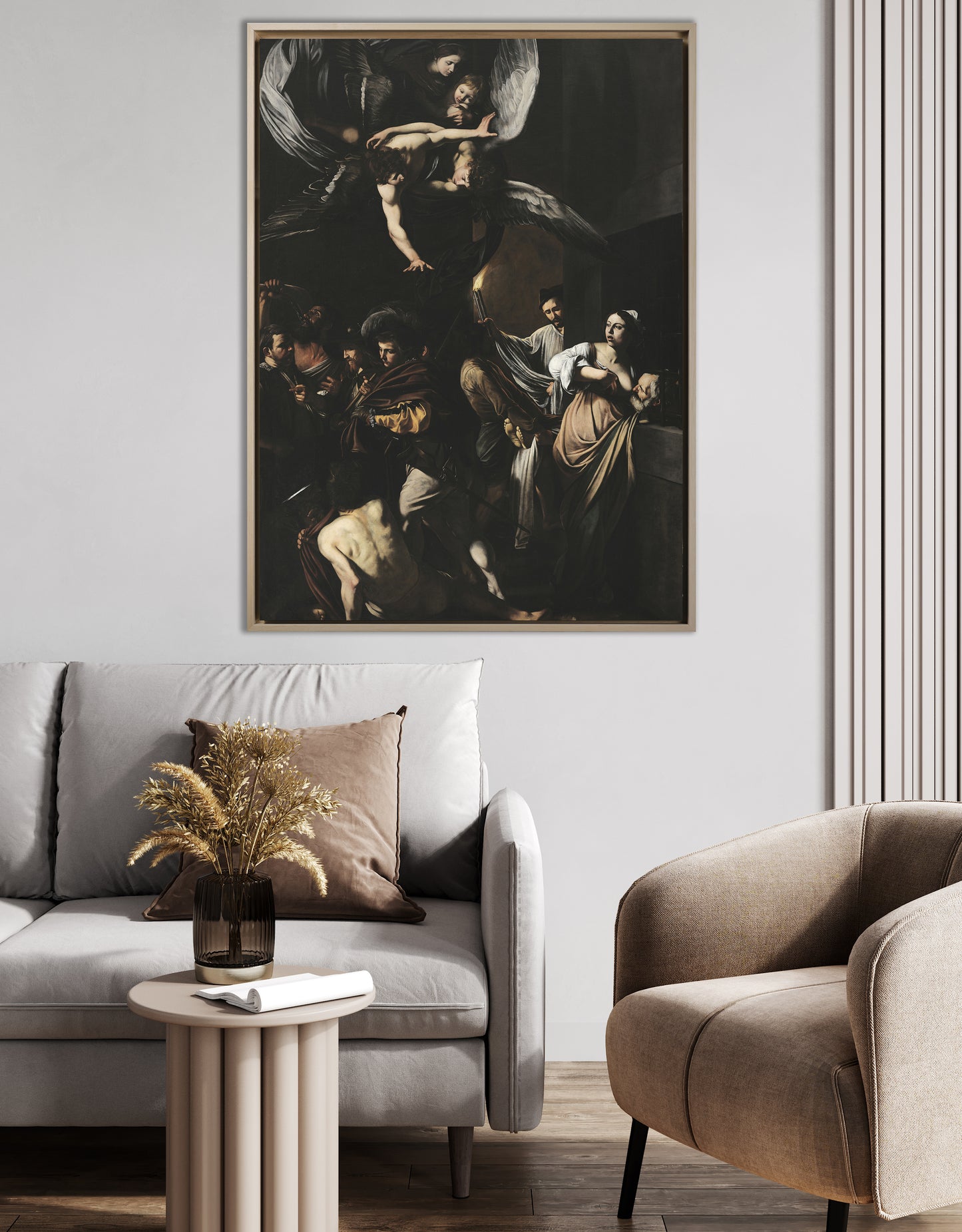 Caravaggio - Le opere della misericordia | Stampa piatta HD o in 3D