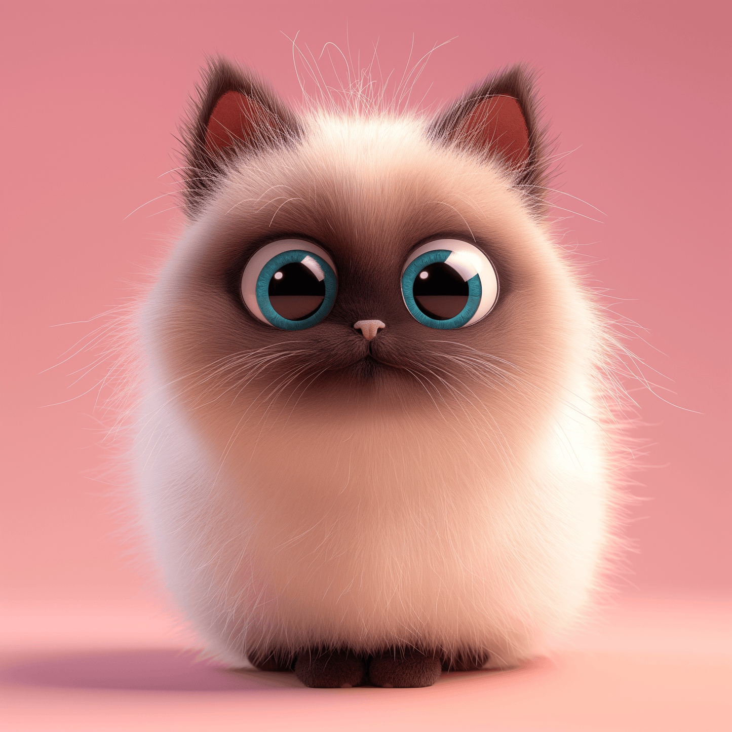 Fantasy - Gatto in stile cartone | Effetto lucido - Materico