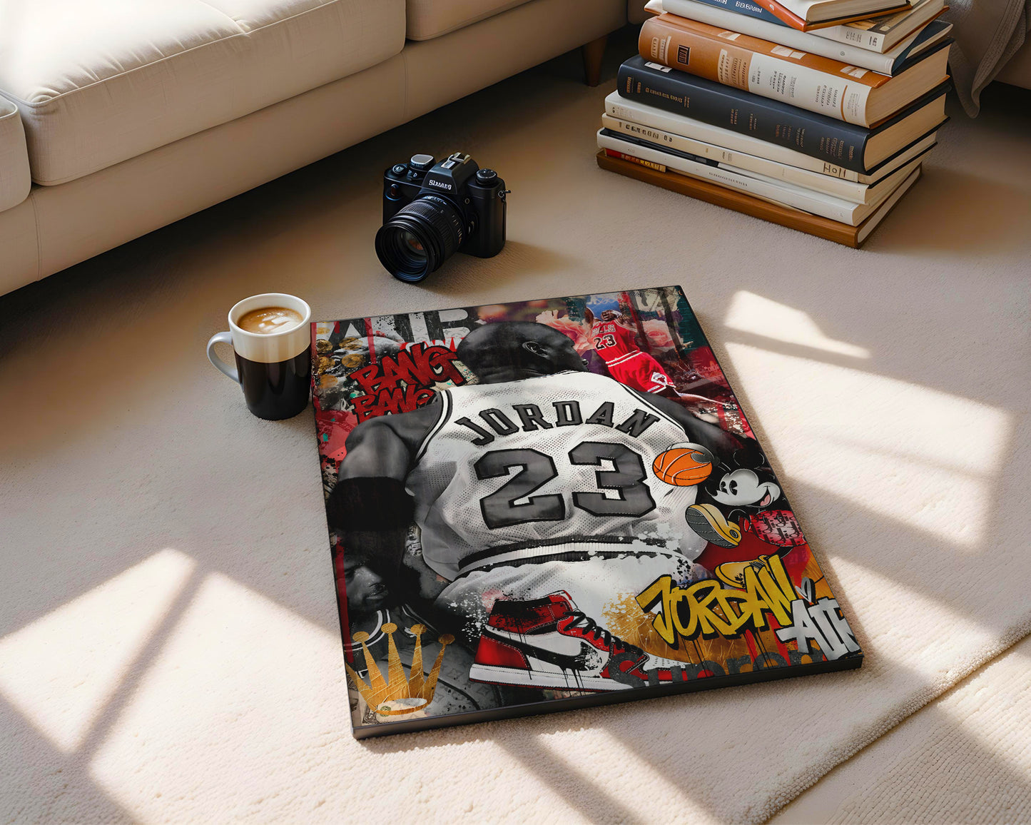 Street art - Basket | Stampa piatta HD o in 3D