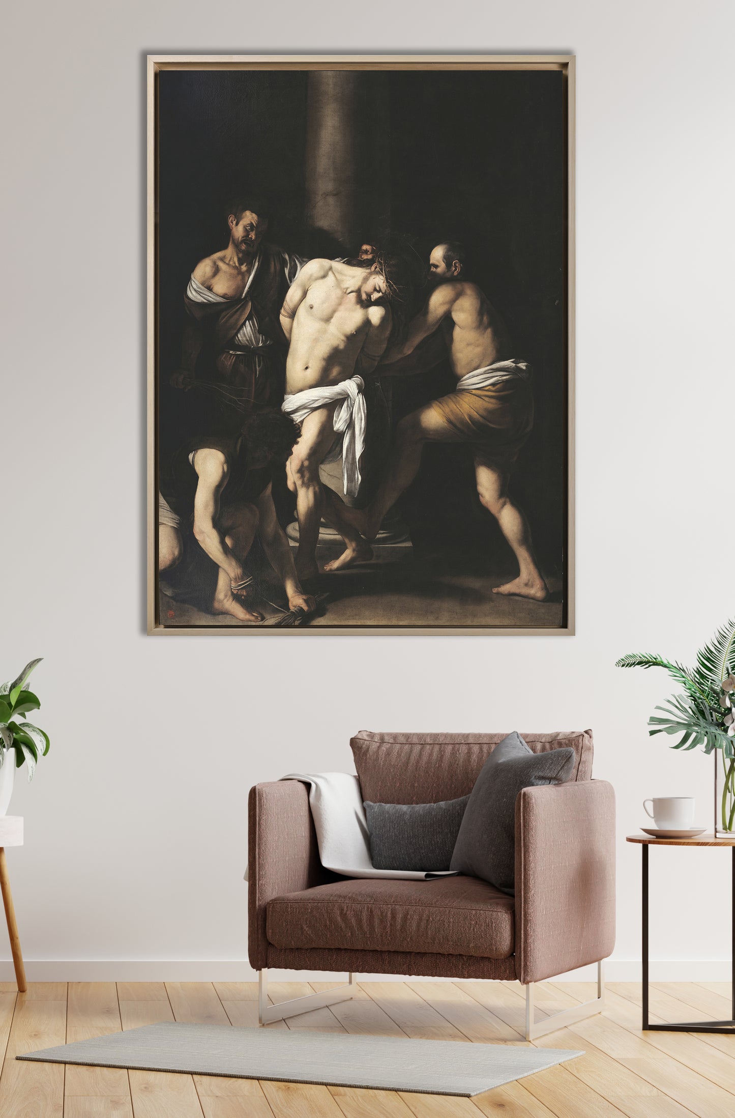 Caravaggio - La flagellazione di Cristo | Stampa piatta HD o in 3D