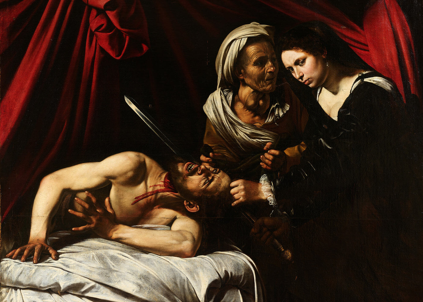 Caravaggio - Giuditta decapita Oloferne | Stampa piatta HD o in 3D