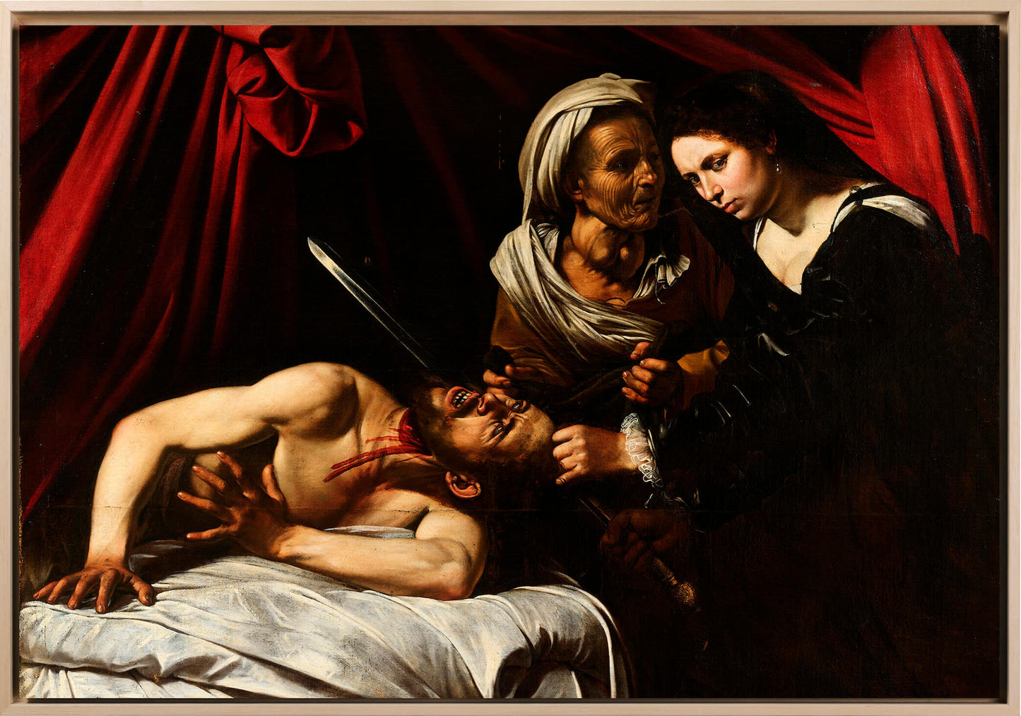 Caravaggio - Giuditta decapita Oloferne | Stampa piatta HD o in 3D