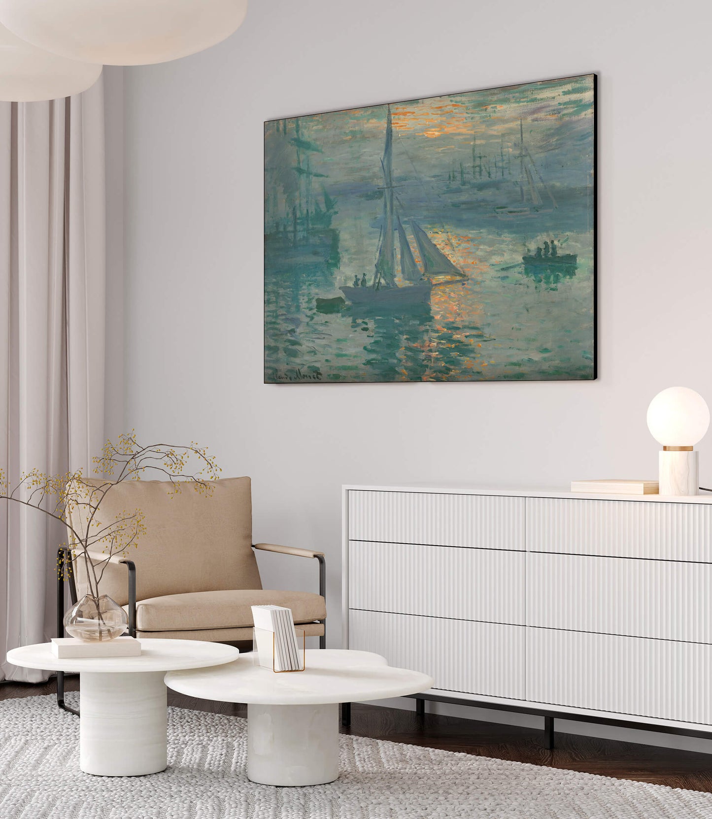 Monet - Water Lilies by Day | Glossy Effect