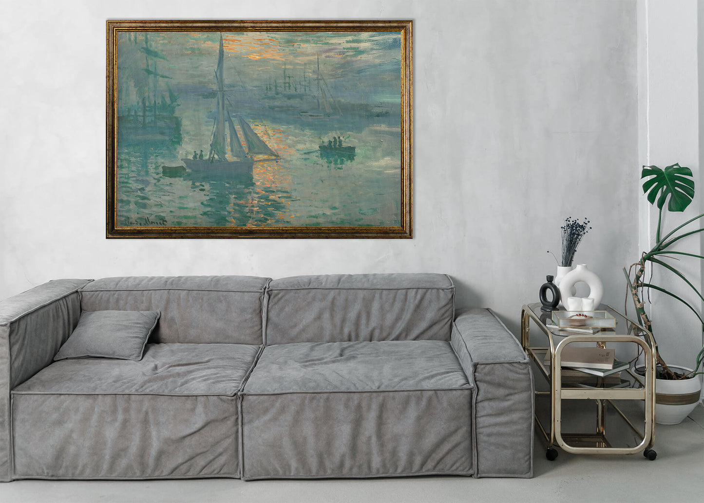 Monet - Water Lilies by Day | Glossy Effect