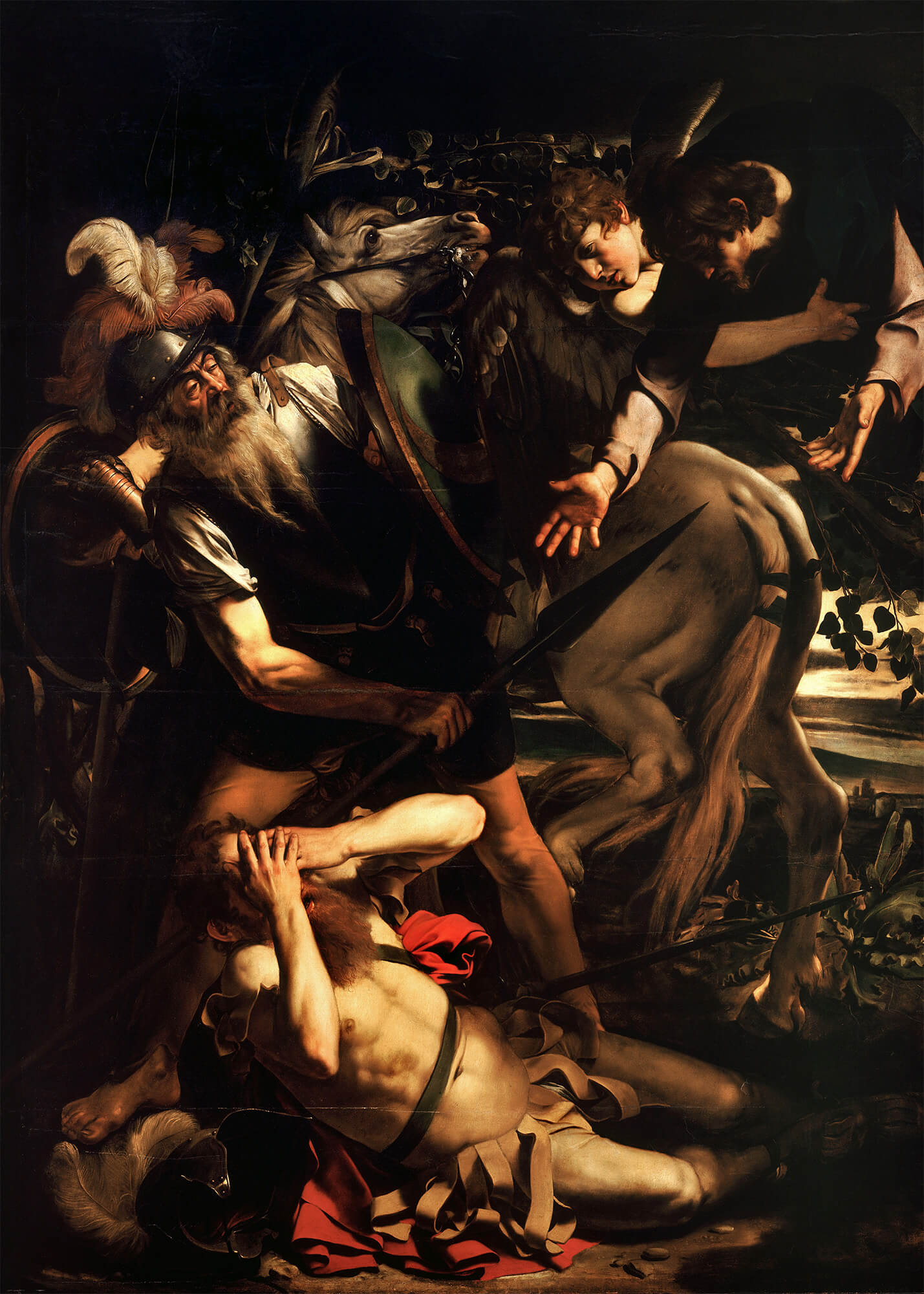 Caravaggio - Conversione di san Paolo | Stampa piatta HD o in 3D