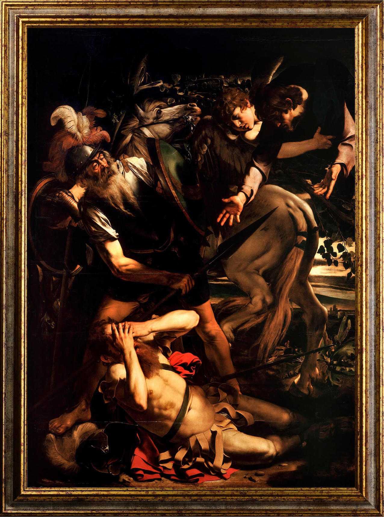 Caravaggio - Conversione di san Paolo | Stampa piatta HD o in 3D