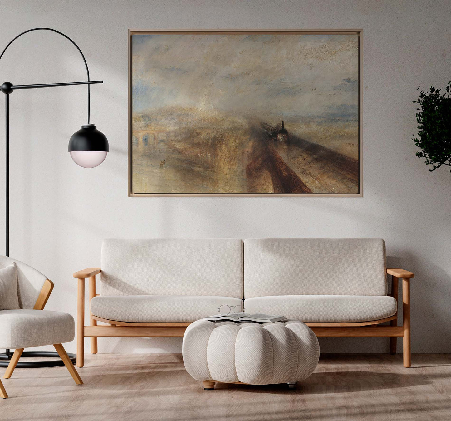 Turner - Pioggia, vapore e velocità | Stampa piatta HD o in 3D