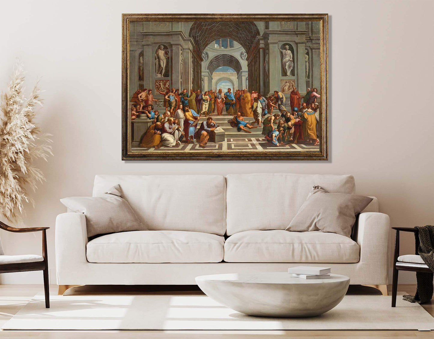 Raffaello - La Scuola di Atene | Stampa piatta HD o in 3D