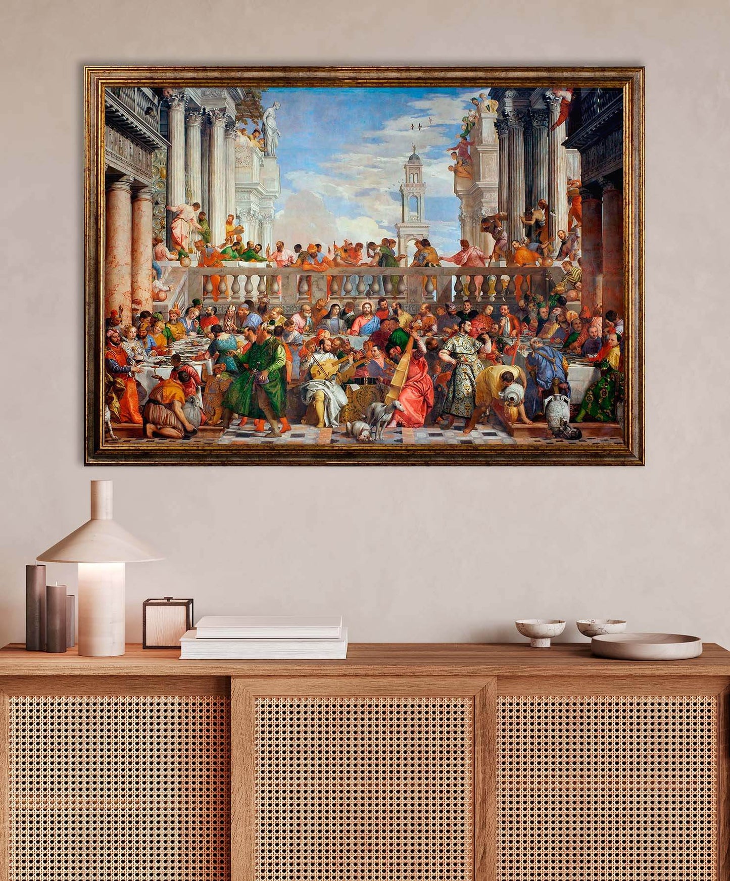 Veronese - Le nozze di Cana | Stampa piatta HD o in 3D
