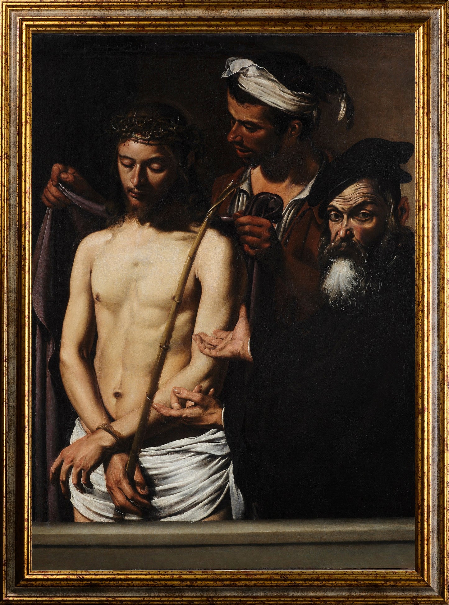Caravaggio - Ecce homo | Stampa piatta HD o in 3D