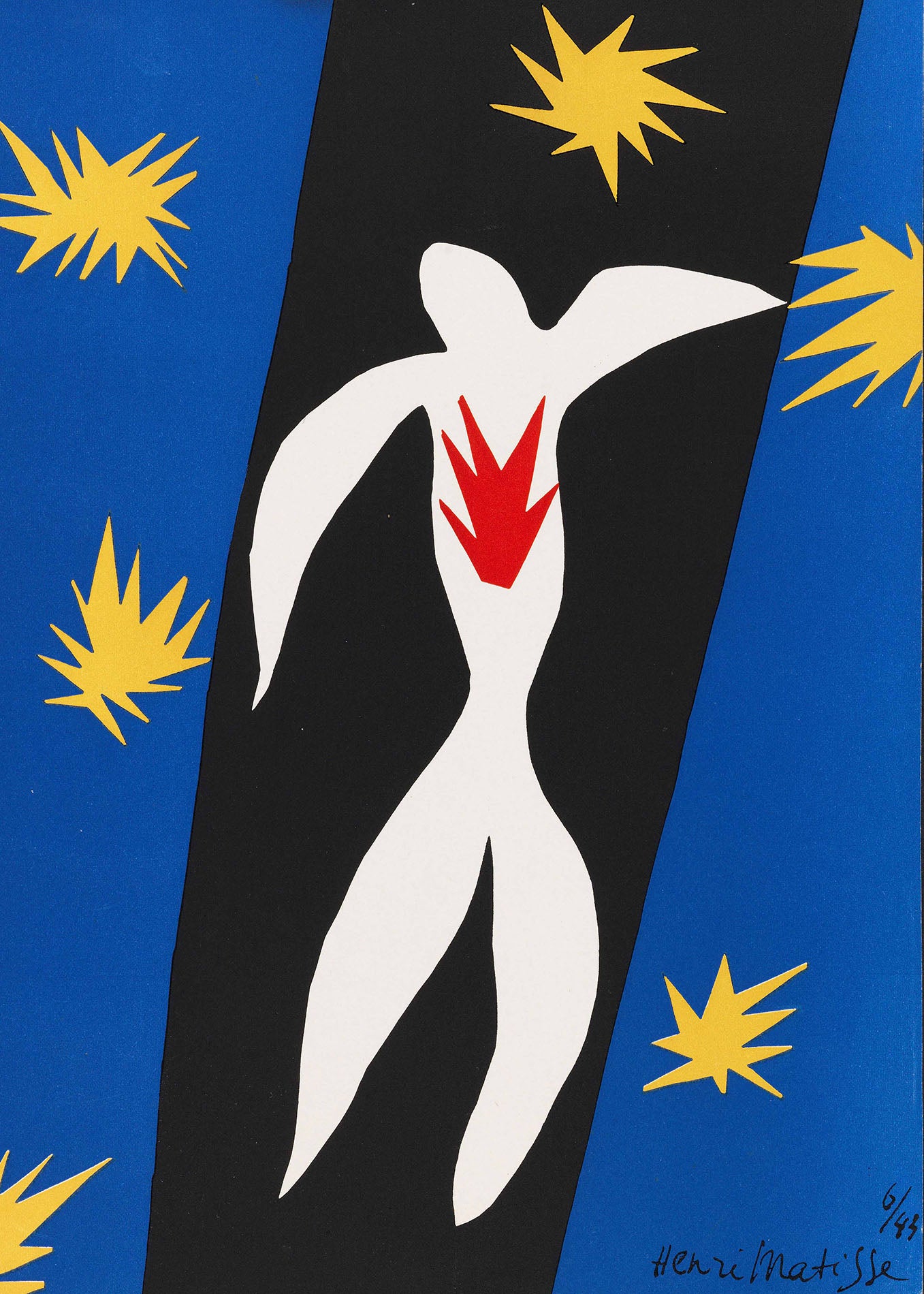 Henri Matisse - La caduta di Icaro | Effetto lucido