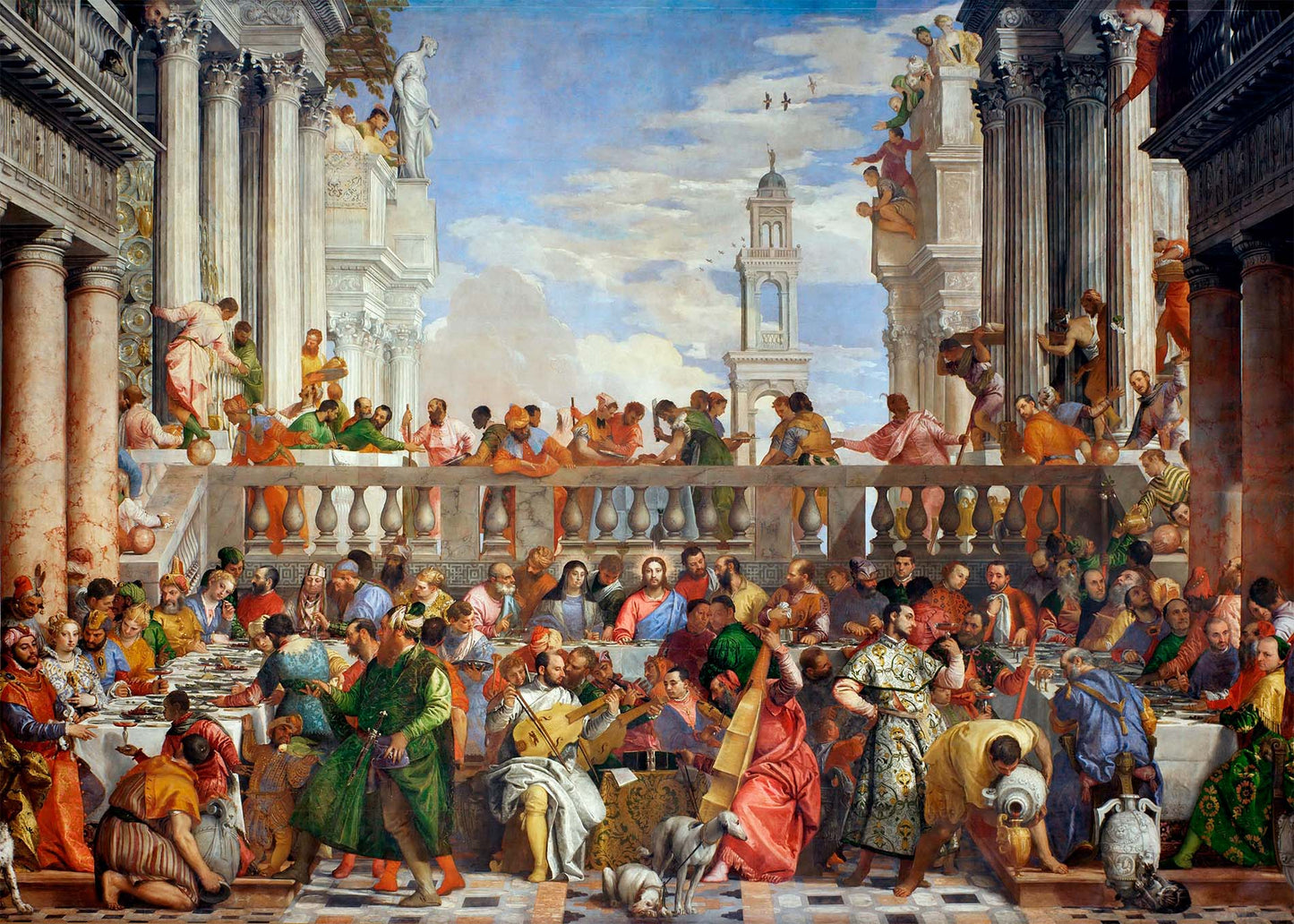 Veronese - Le nozze di Cana | Stampa piatta HD o in 3D