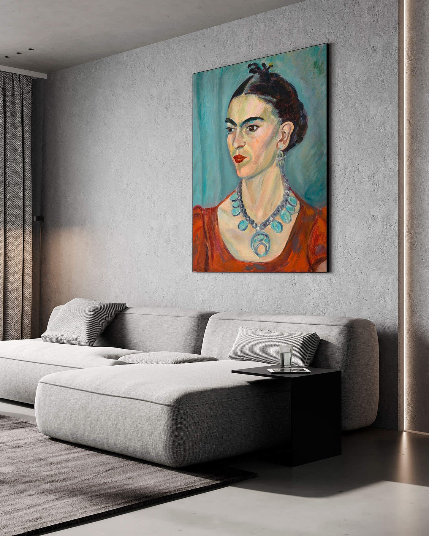 Ritratto di Frida Kahlo | Stampa piatta HD o in 3D