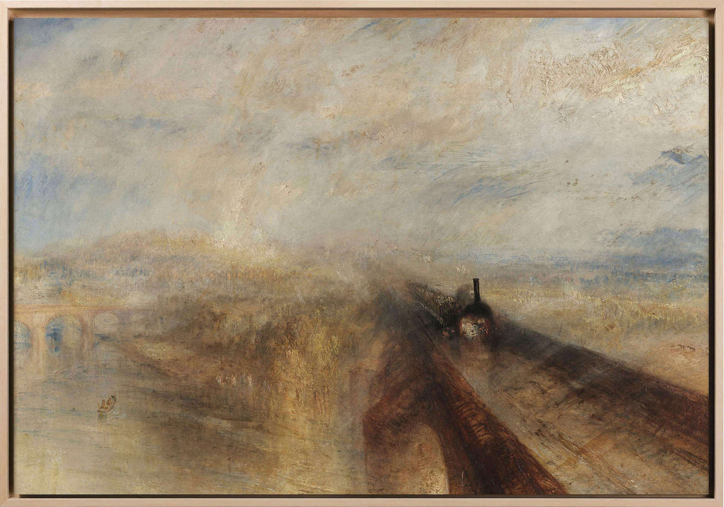 Turner - Pioggia, vapore e velocità | Stampa piatta HD o in 3D