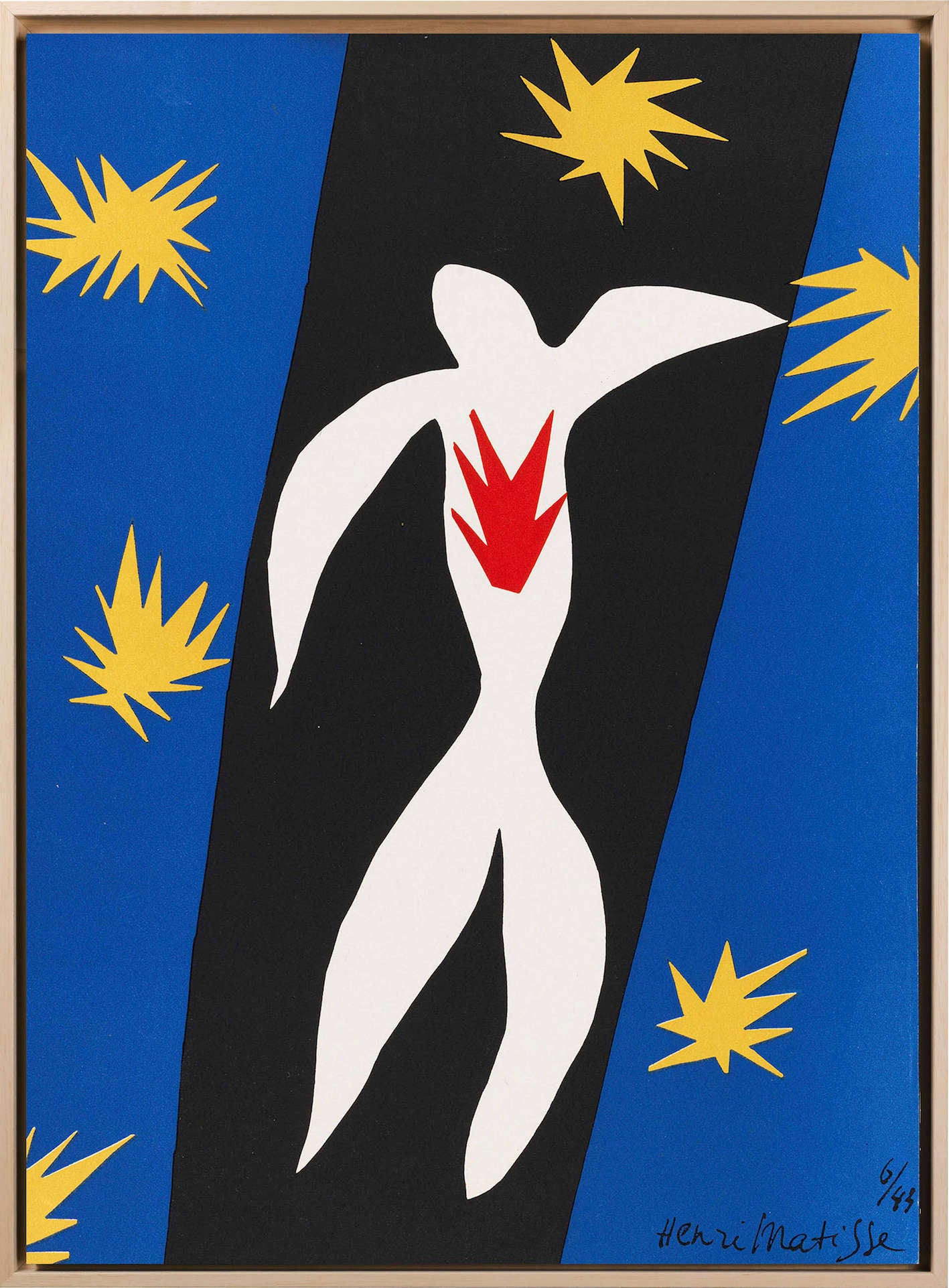 Henri Matisse - La caduta di Icaro | Effetto lucido
