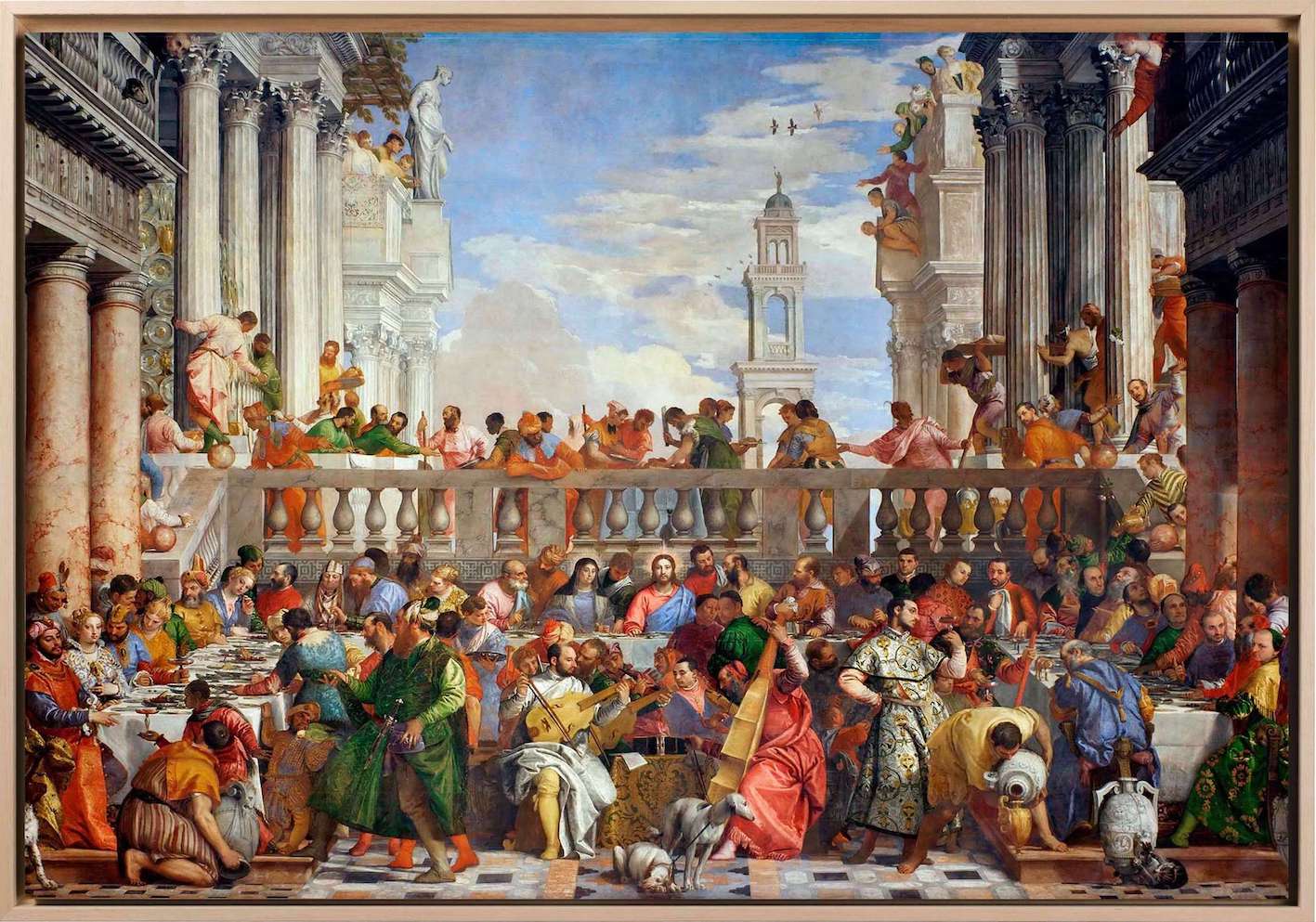 Veronese - Le nozze di Cana | Stampa piatta HD o in 3D