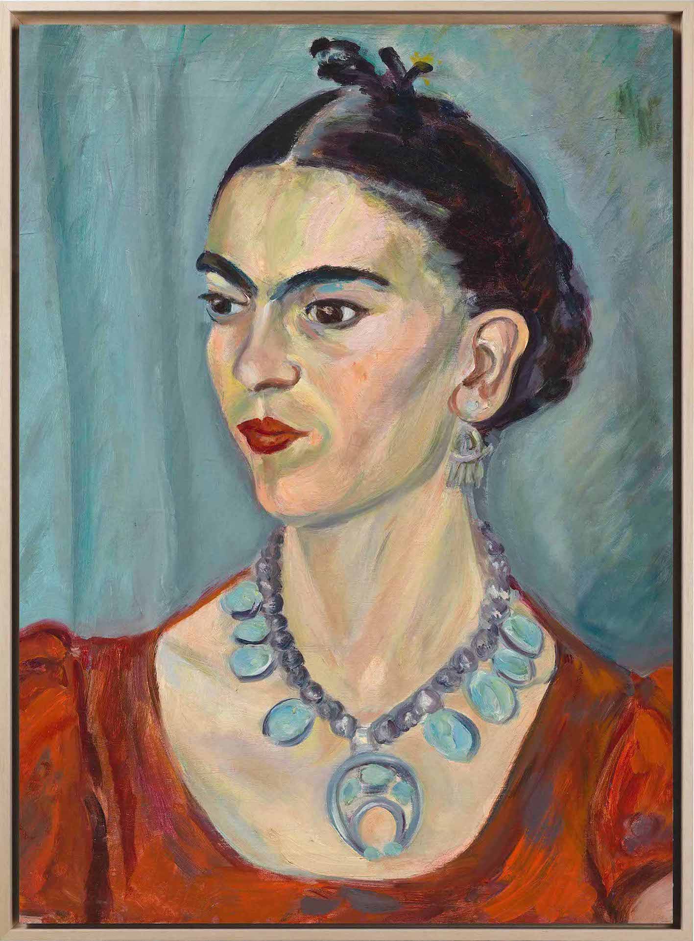Ritratto di Frida Kahlo | Stampa piatta HD o in 3D