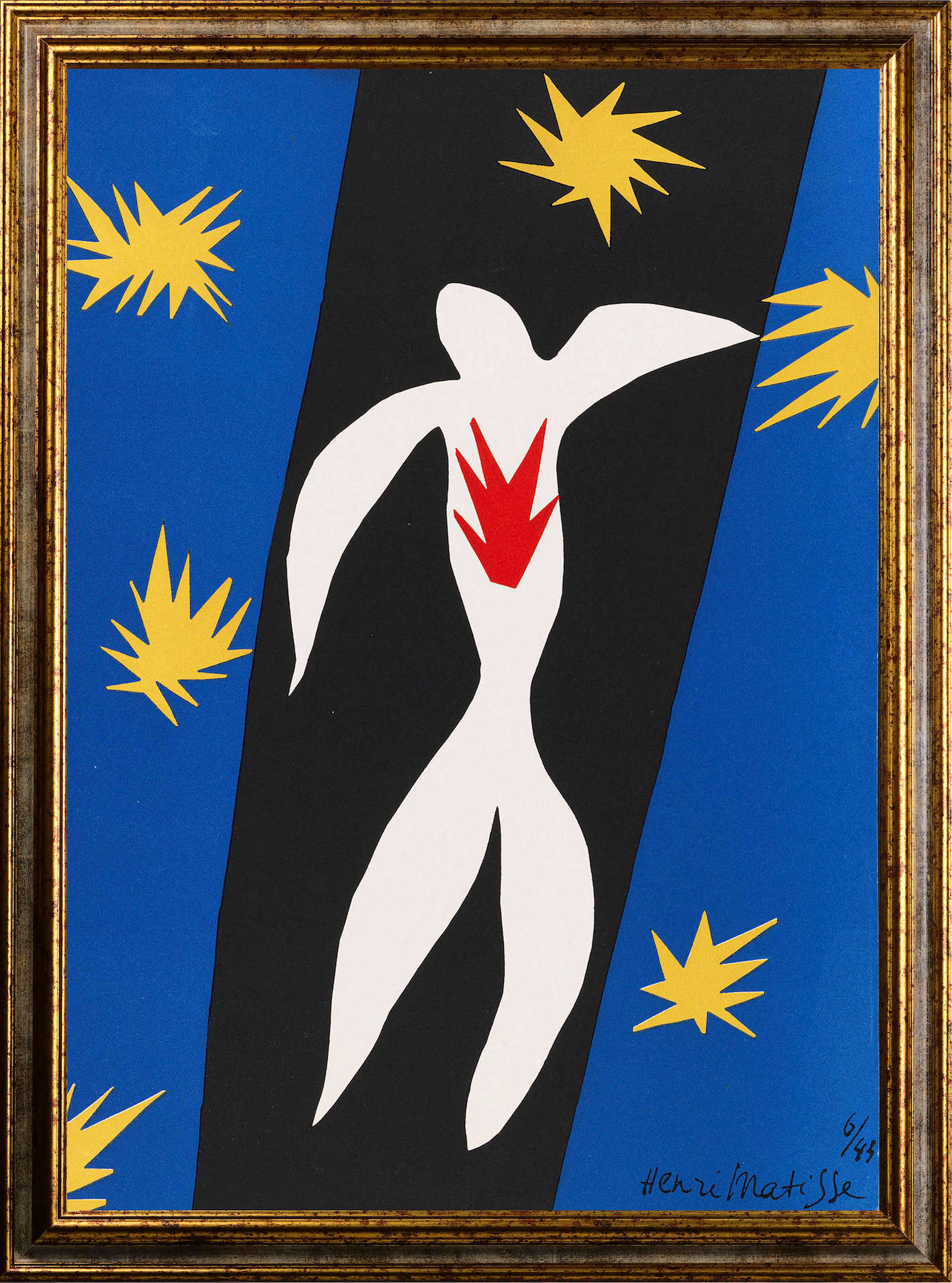 Henri Matisse - La caduta di Icaro | Effetto lucido