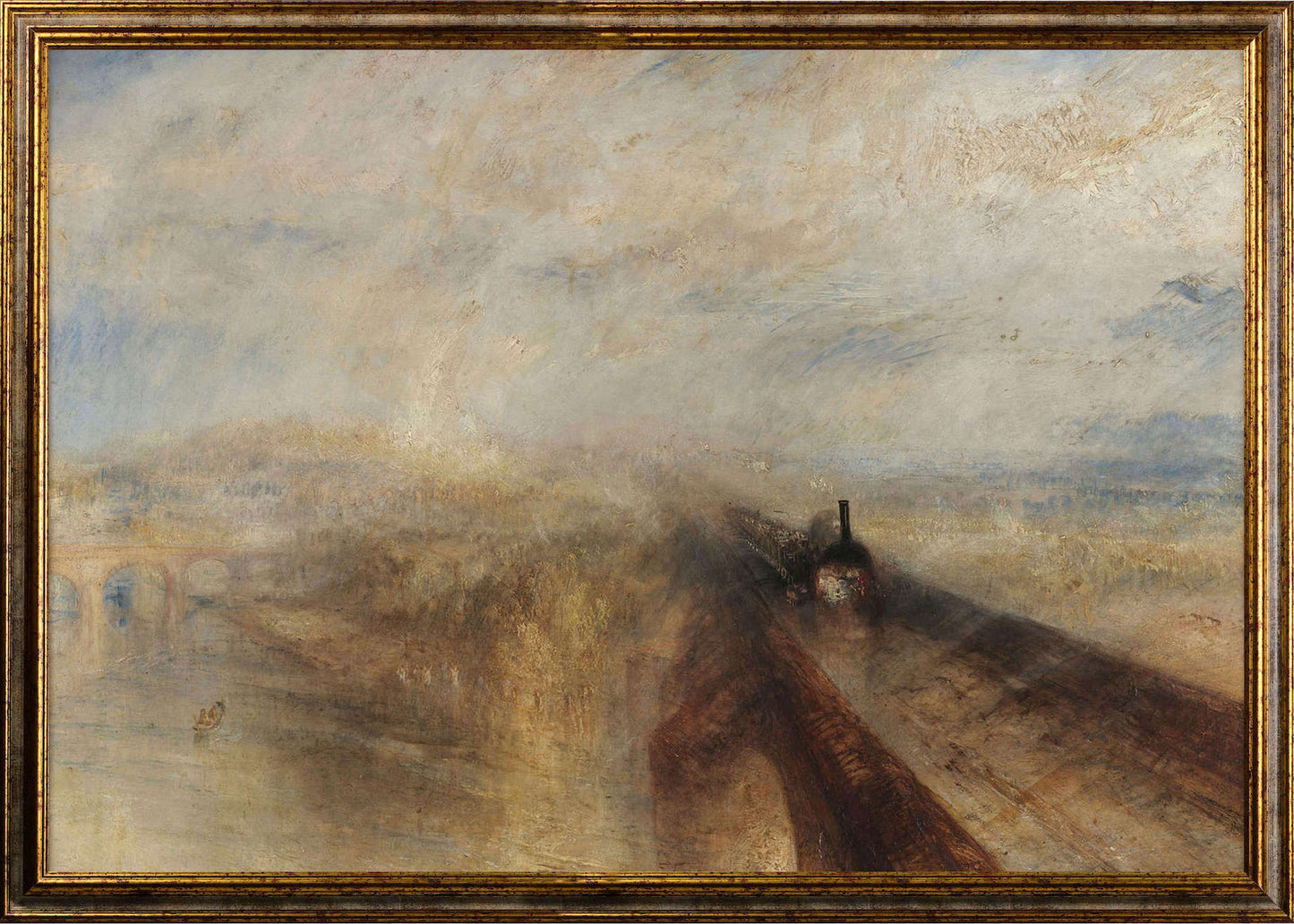 Turner - Pioggia, vapore e velocità | Stampa piatta HD o in 3D