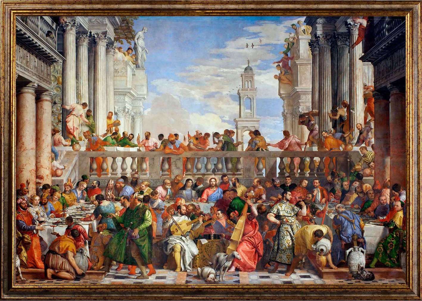 Veronese - Le nozze di Cana | Stampa piatta HD o in 3D