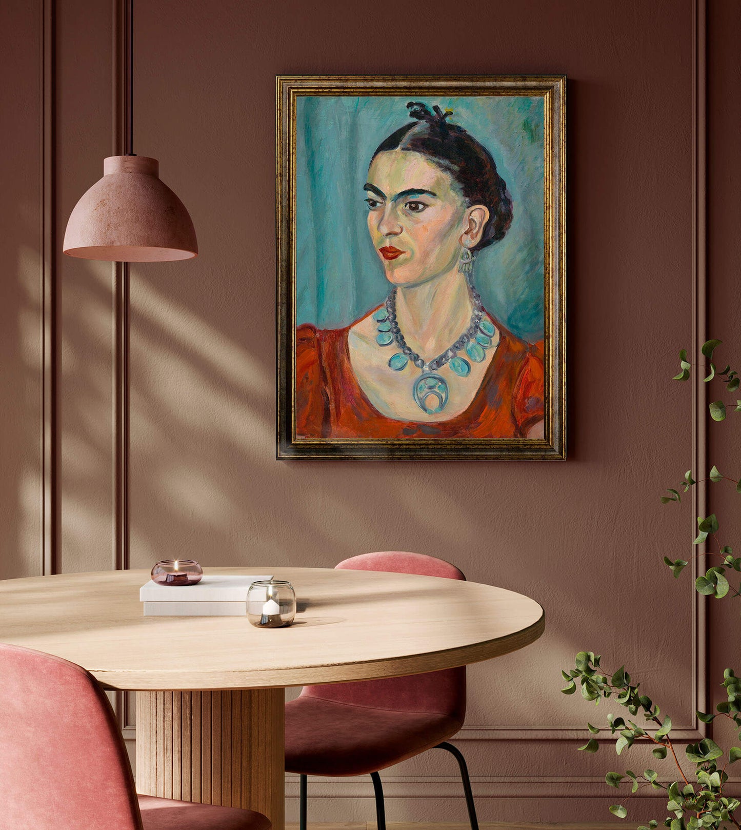 Ritratto di Frida Kahlo | Stampa piatta HD o in 3D