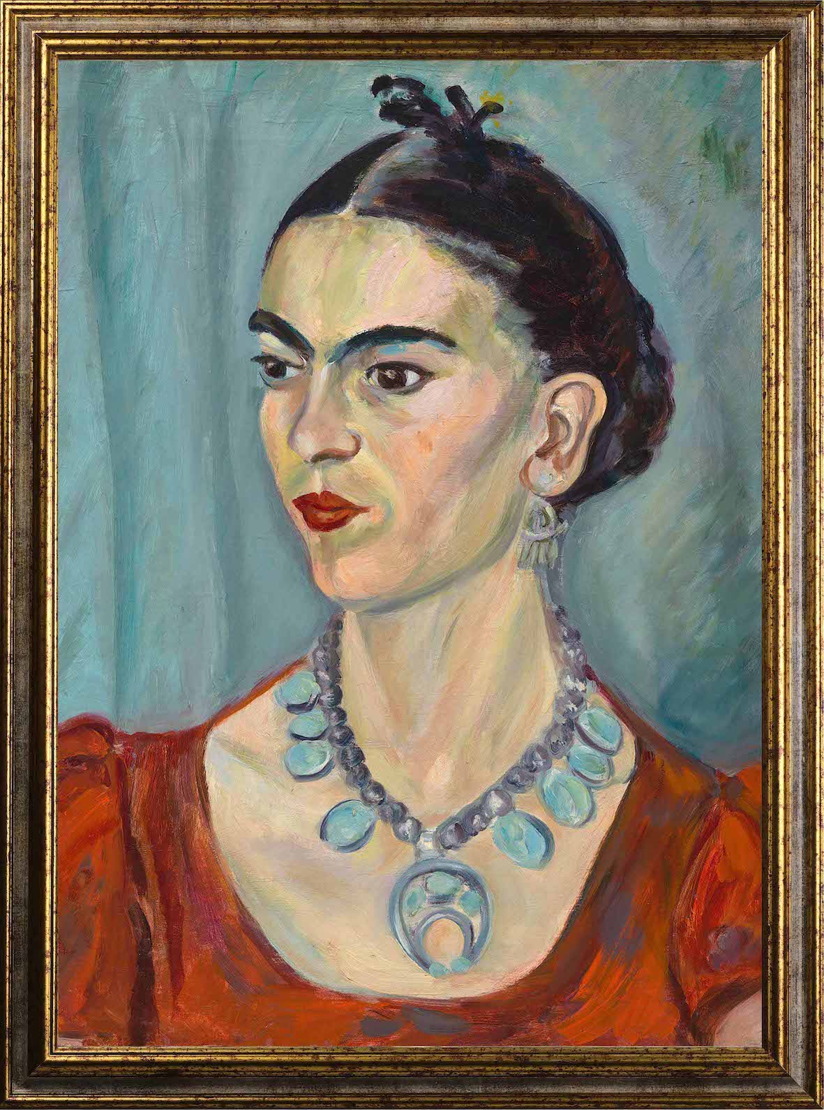 Ritratto di Frida Kahlo | Stampa piatta HD o in 3D