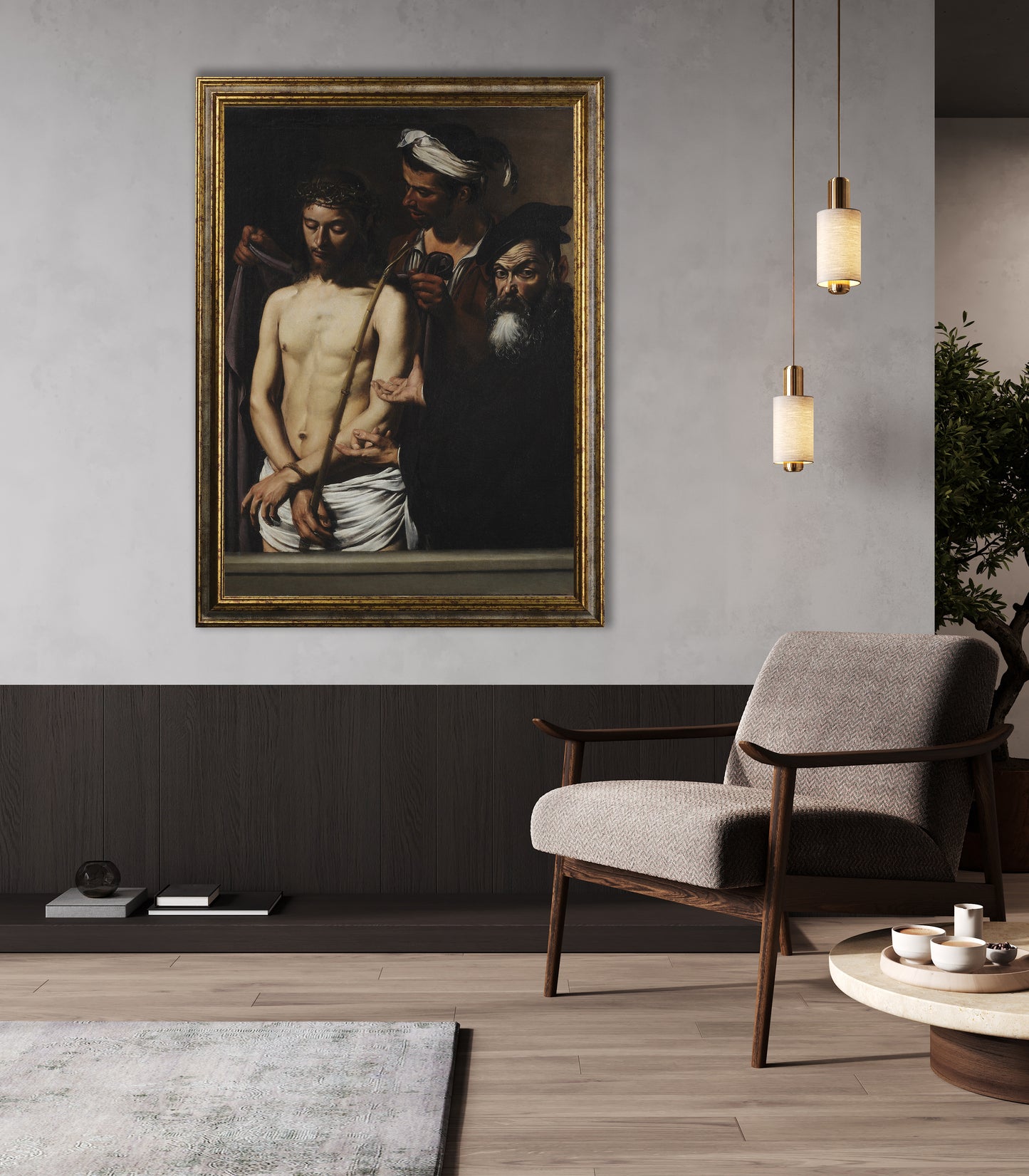 Caravaggio - Ecce homo | Stampa piatta HD o in 3D