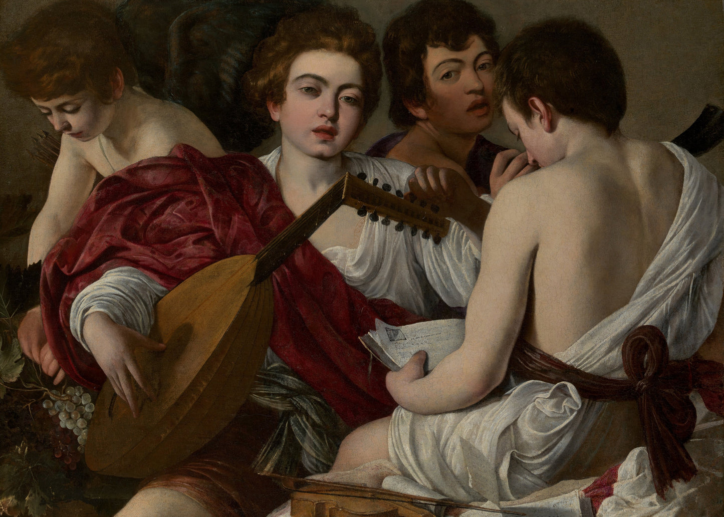 Caravaggio - I musicisti | Stampa piatta HD o in 3D