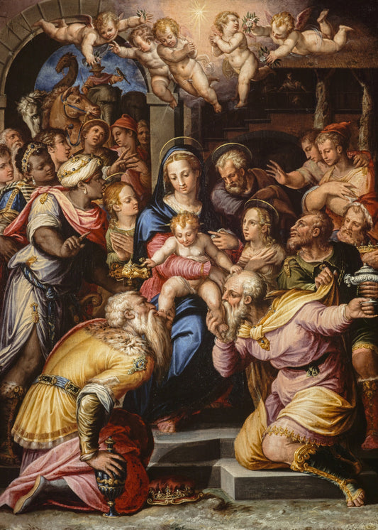 Vasari - L'adorazione dei Magi | Stampa piatta HD o 3D