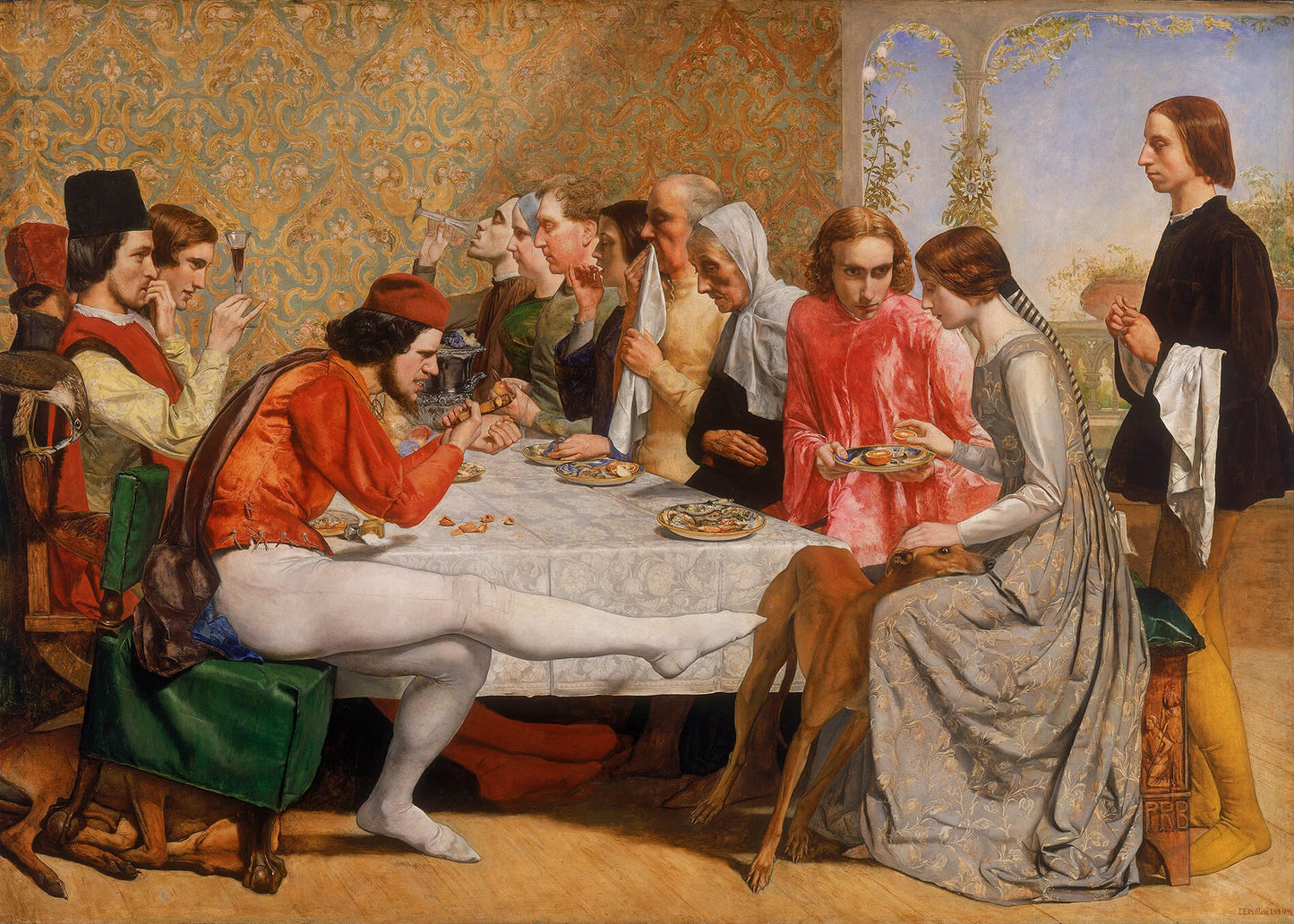 John Everett Millais - Isabella | Stampa piatta HD o in 3D