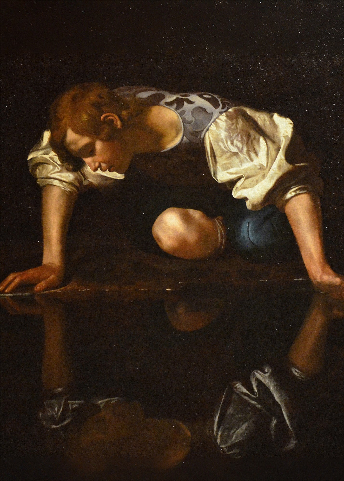 Caravaggio - Narciso | Stampa piatta HD o in 3D
