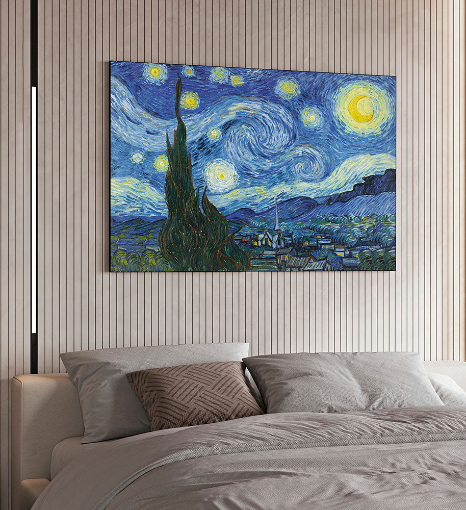 Van Gogh - Sternennacht | HD-Flach- oder 3D-Druck