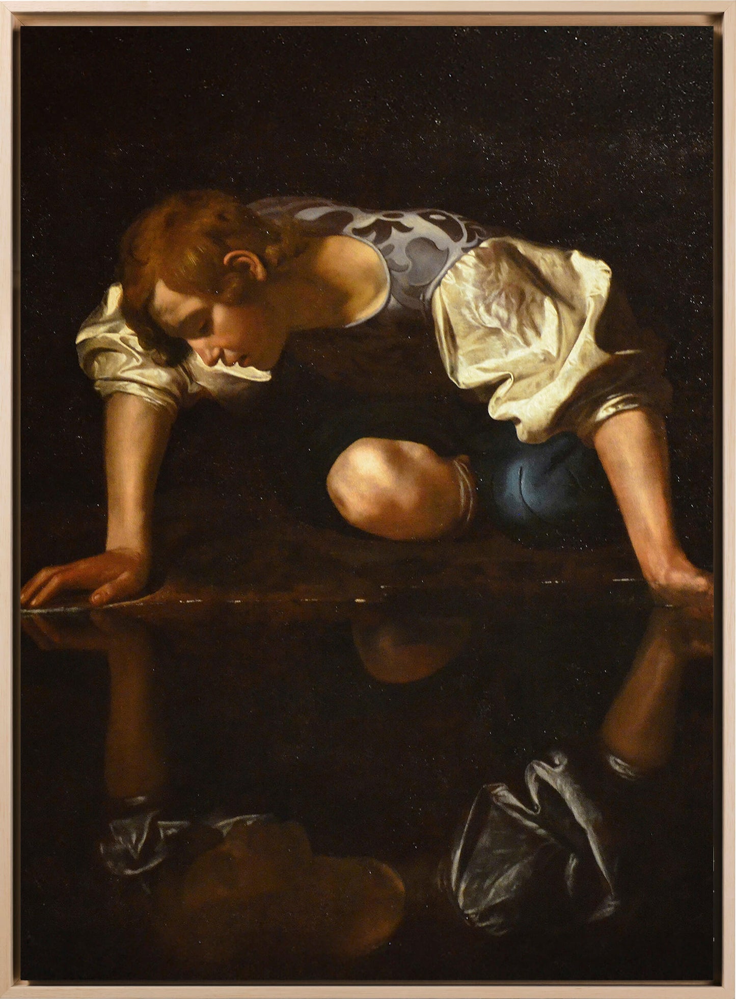 Caravaggio - Narciso | Stampa piatta HD o in 3D