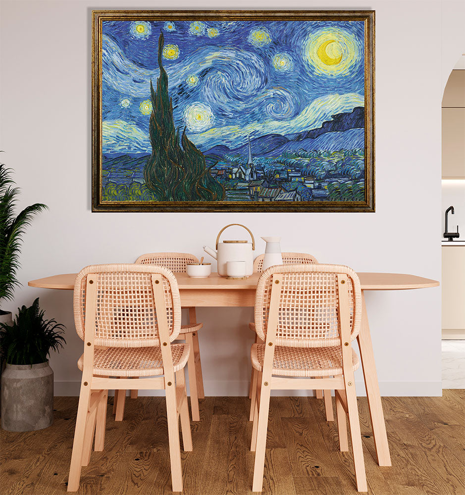 Van Gogh - Sternennacht | HD-Flach- oder 3D-Druck