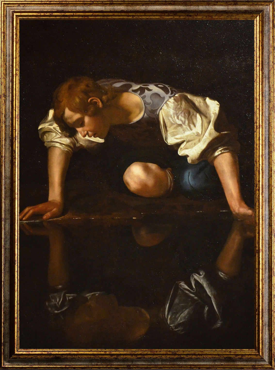 Caravaggio - Narciso | Stampa piatta HD o in 3D