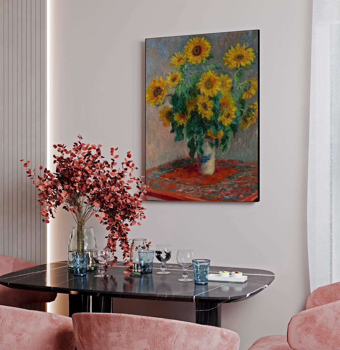 Monet - The Sailing Ship | Glossy Effect