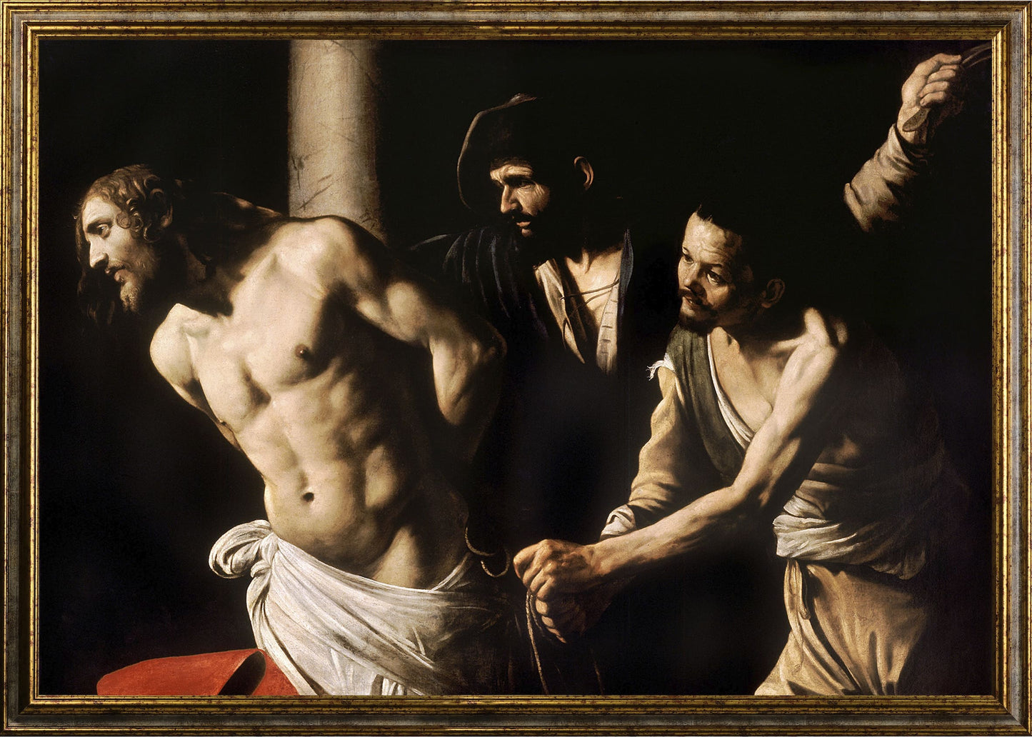 Caravaggio - Flagellazione di Cristo | Stampa piatta HD o in 3D
