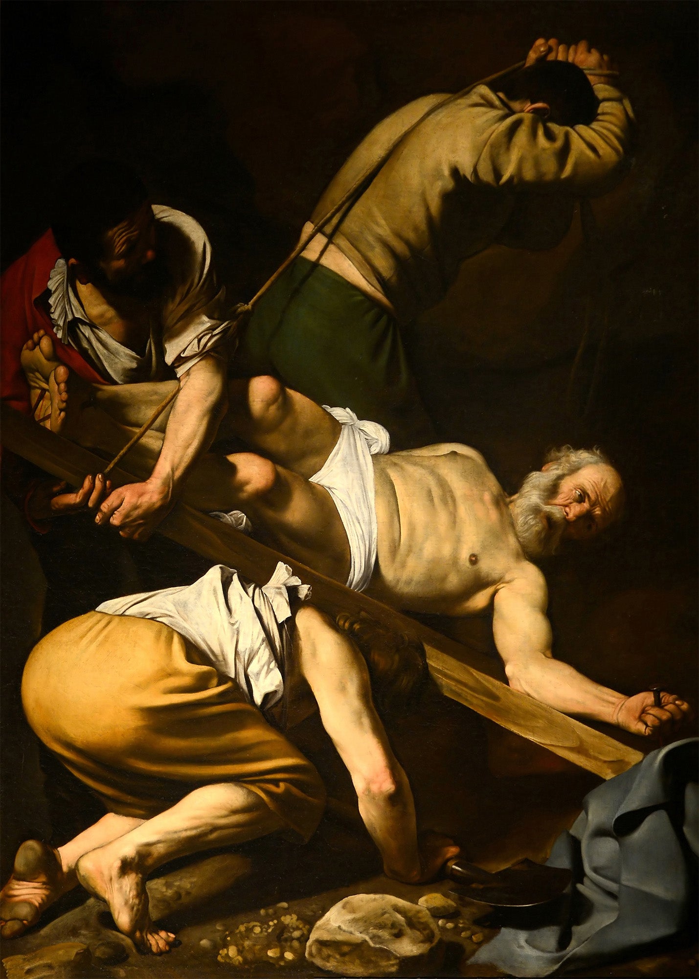 Caravaggio - Crocifissione di san Pietro | Stampa piatta HD o in 3D