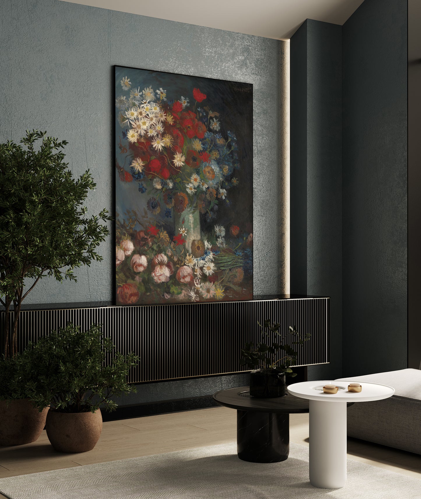Van Gogh - Sternennacht | HD-Flach- oder 3D-Druck