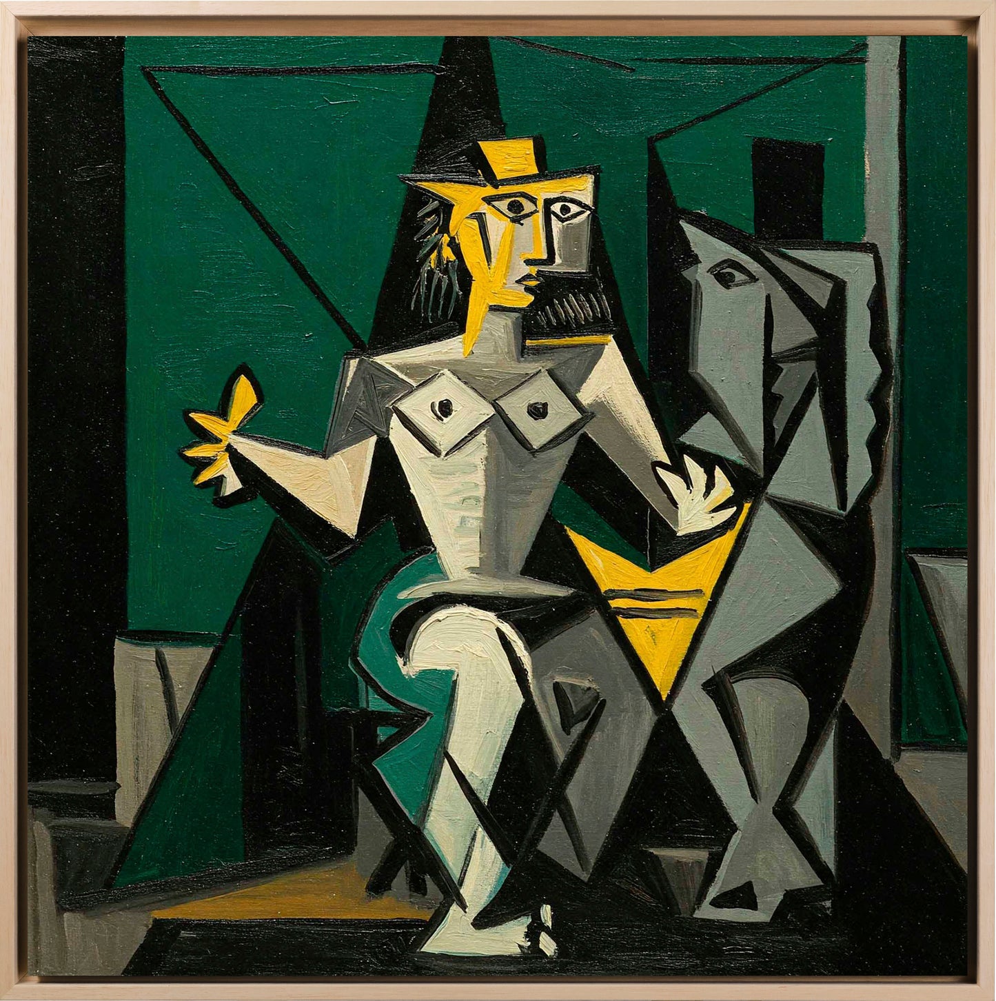 Ispirazione Picasso - Regina| Stampa piatta HD o in 3D