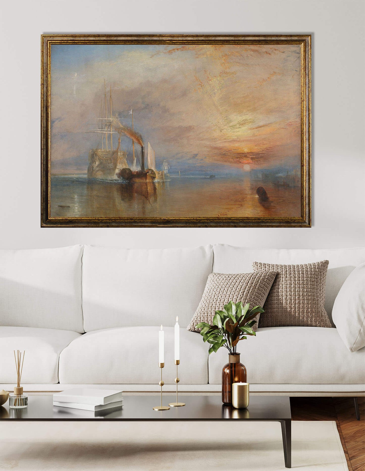 Turner - La valorosa Téméraire | Stampa piatta HD o in 3D