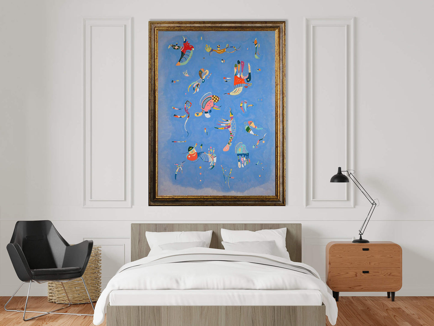 Kandinsky - Cielo blu | Stampa piatta HD o in 3D