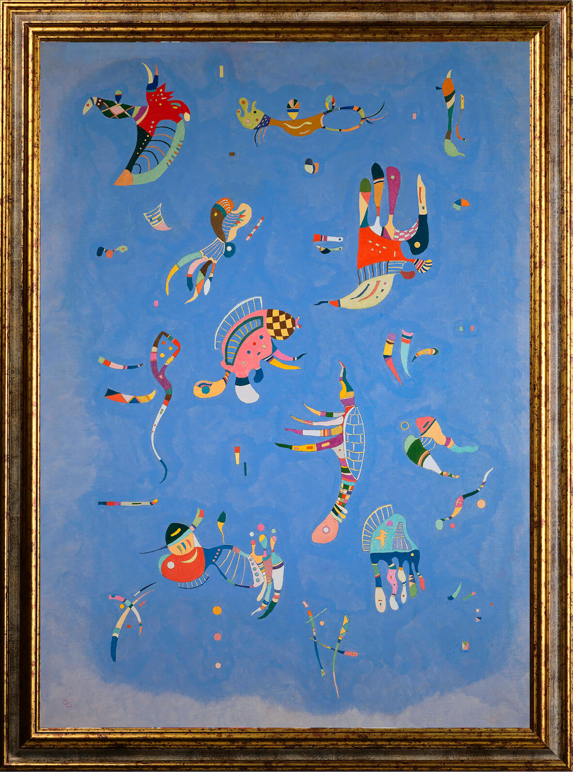 Kandinsky - Cielo blu | Stampa piatta HD o in 3D
