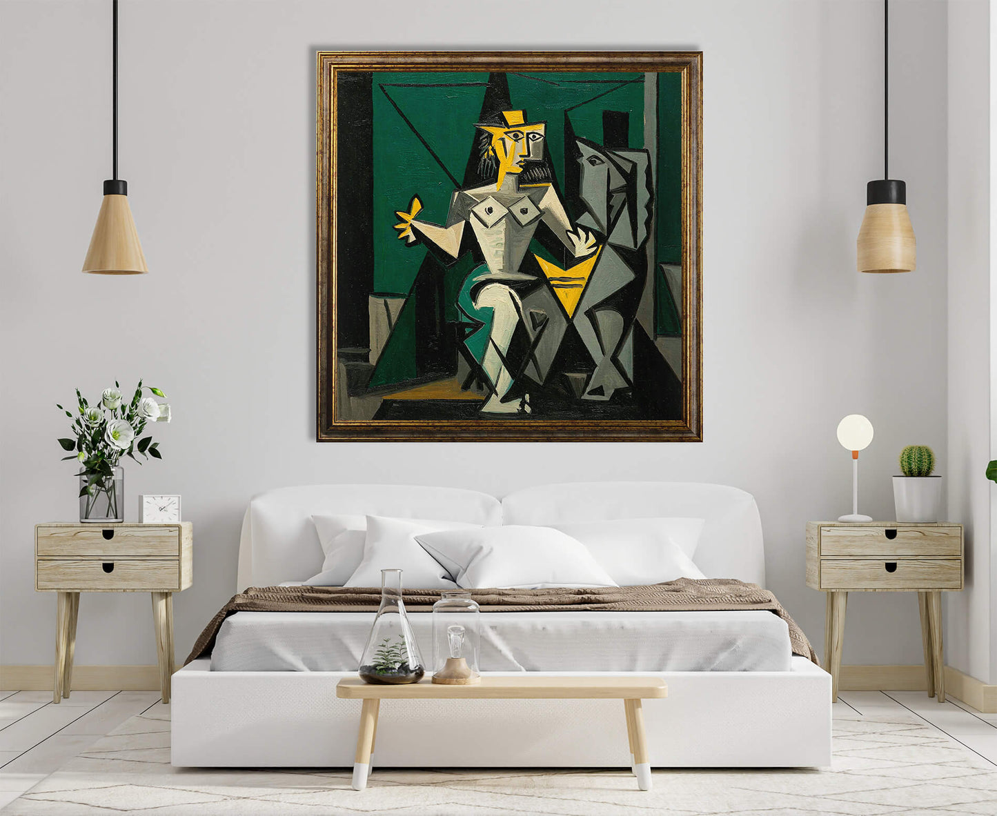 Ispirazione Picasso - Regina| Stampa piatta HD o in 3D