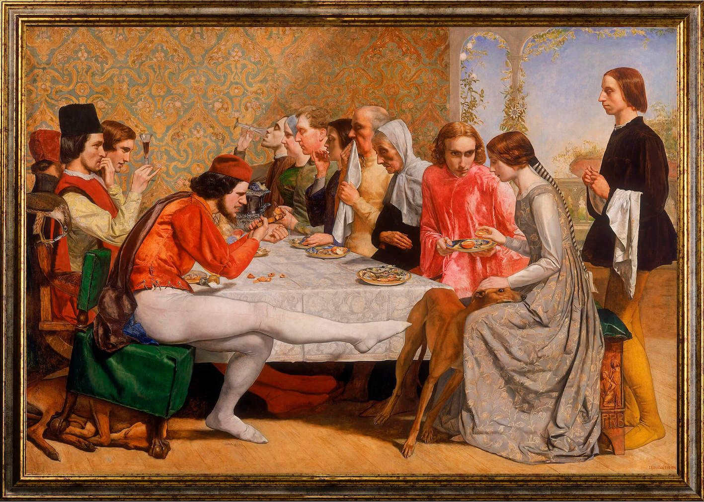 John Everett Millais - Isabella | Stampa piatta HD o in 3D