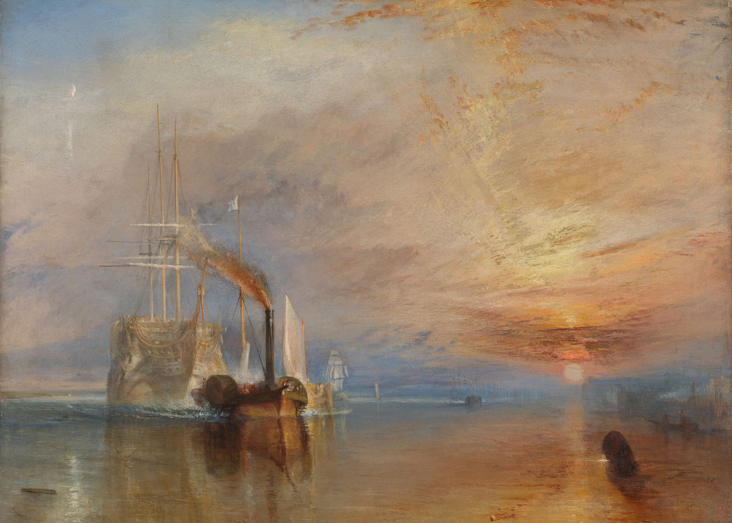 Turner - La valorosa Téméraire | Stampa piatta HD o in 3D